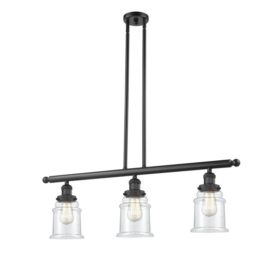 Innovations Franklin Restoration 213-BK-G182 Pendant Light - Matte Black
