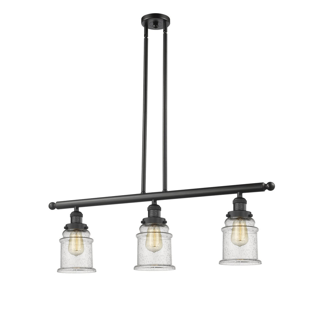 Innovations Franklin Restoration 213-BK-G184 Pendant Light - Matte Black