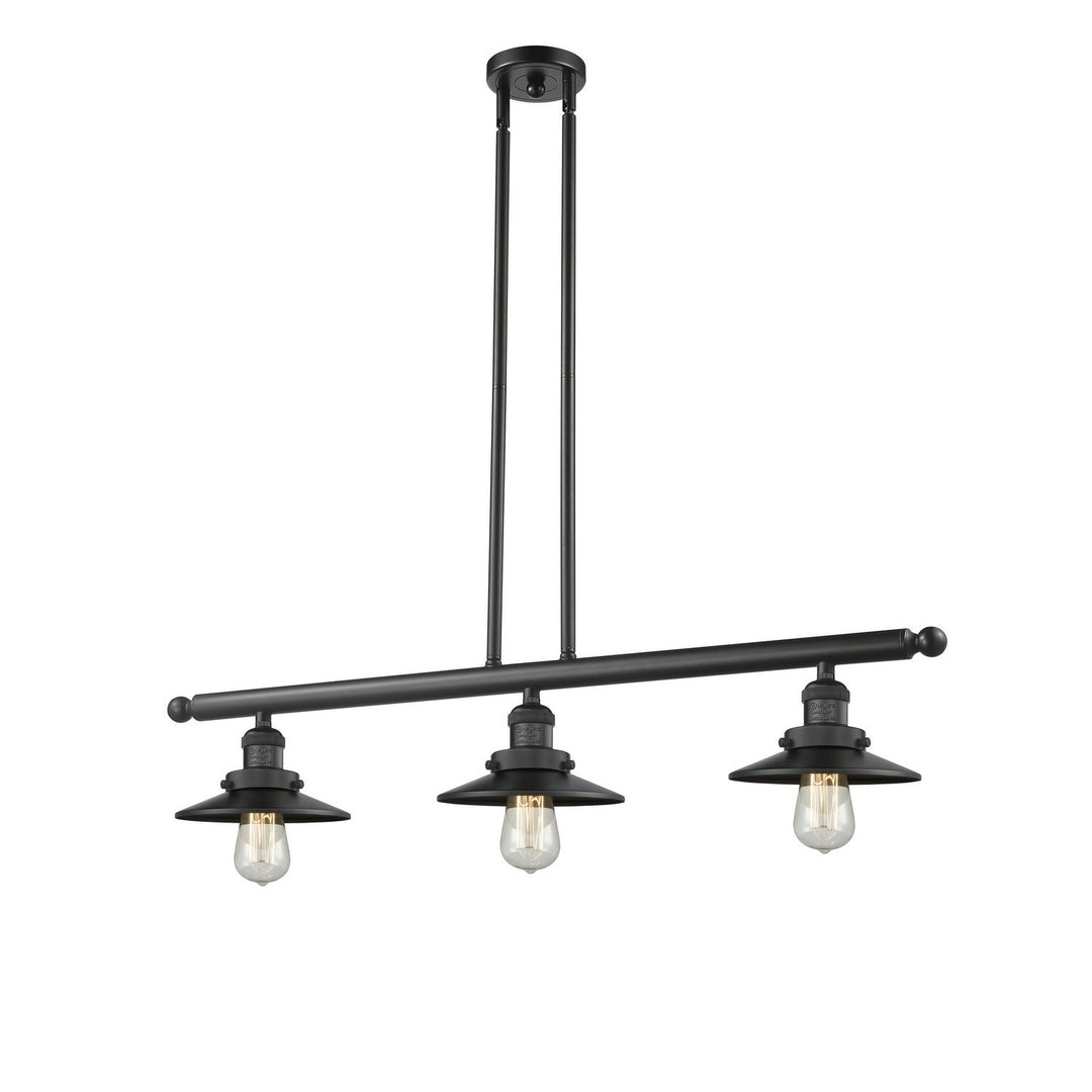 Innovations Franklin Restoration 213-BK-M6 Pendant Light - Matte Black