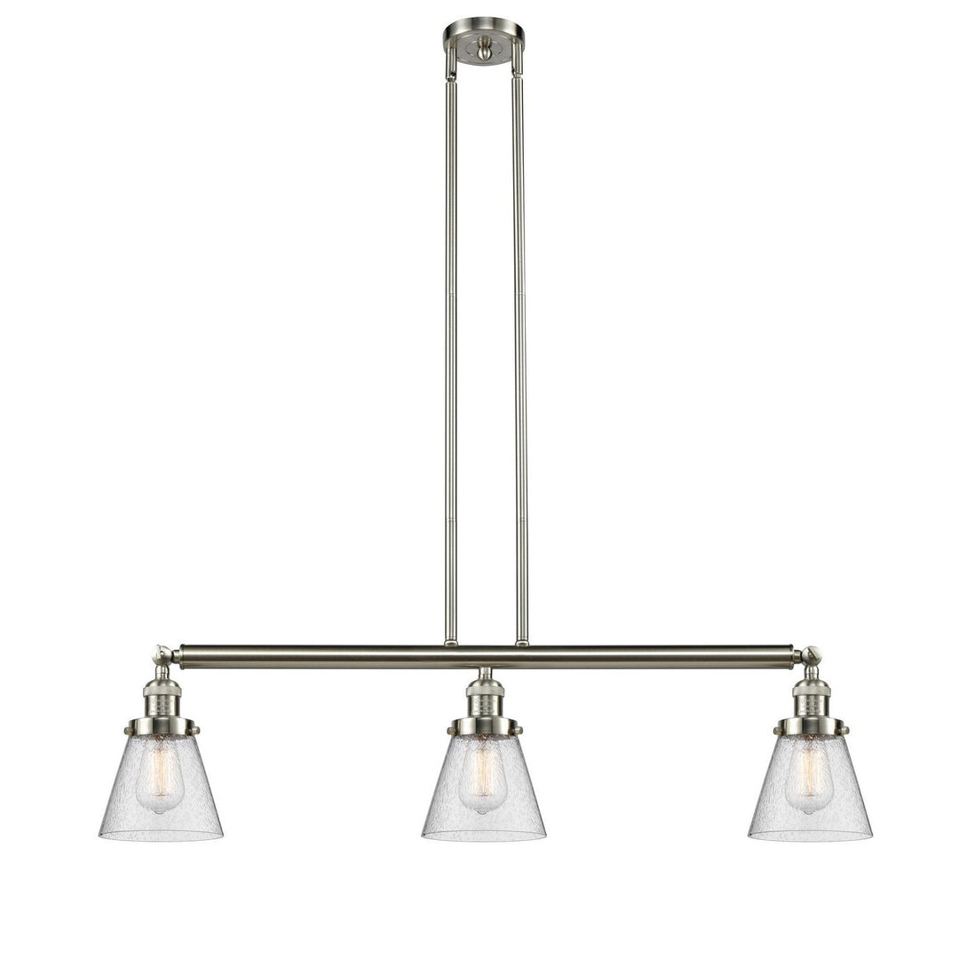 Innovations Franklin Restoration 213-SN-G64 Pendant Light - Brushed Satin Nickel