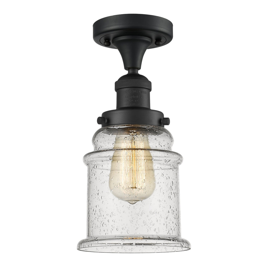 Innovations Franklin Restoration 517-1CH-BK-G184 Ceiling Light - Matte Black