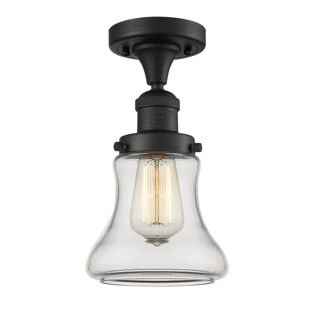 Innovations Franklin Restoration 517-1CH-BK-G192 Ceiling Light - Matte Black