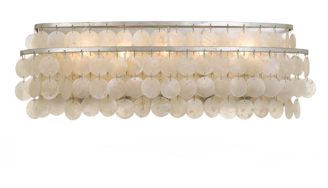 Crystorama Brielle BRI-3005-SA Bath Vanity Light - Antique Silver