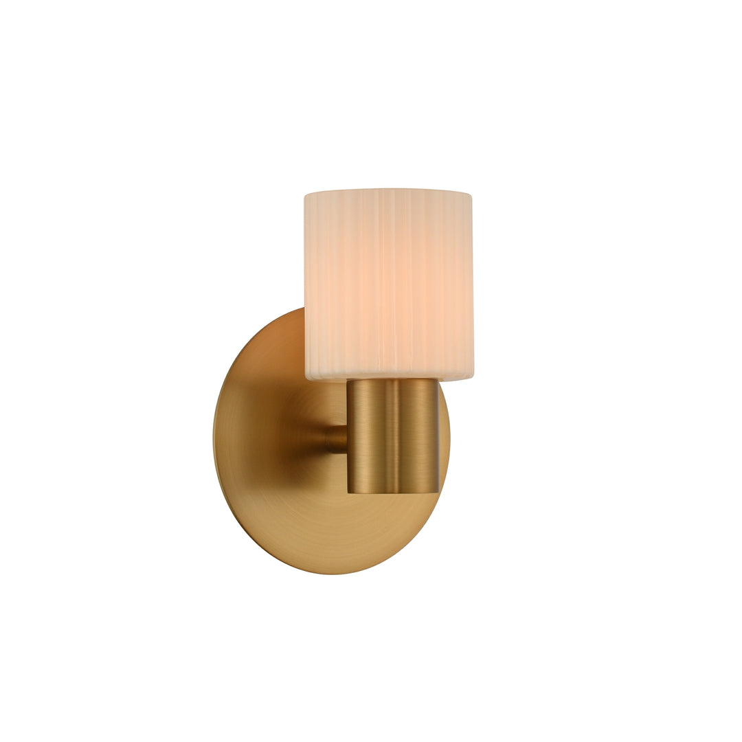 Kalco Harlowe 308431WB Wall Sconce Light - Winter Brass