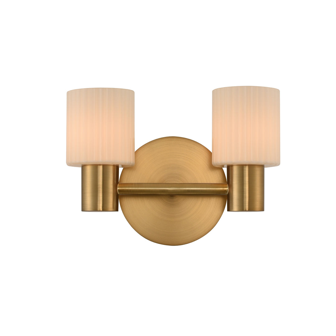 Kalco Harlowe 308432WB Bath Vanity Light 11 in. wide - Winter Brass