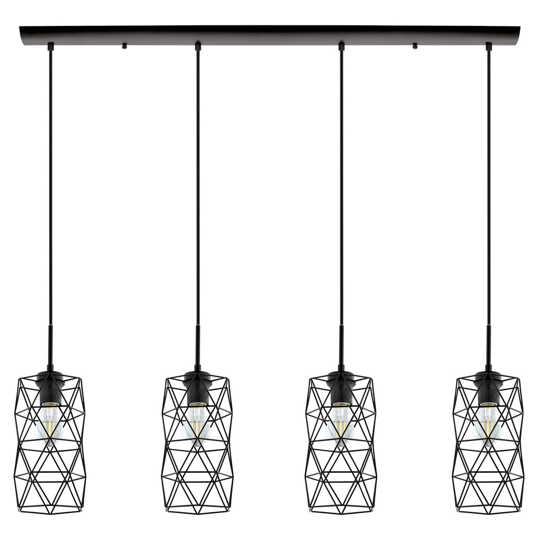 Eglo Estevau 2 202359A Pendant Light - Matte Black