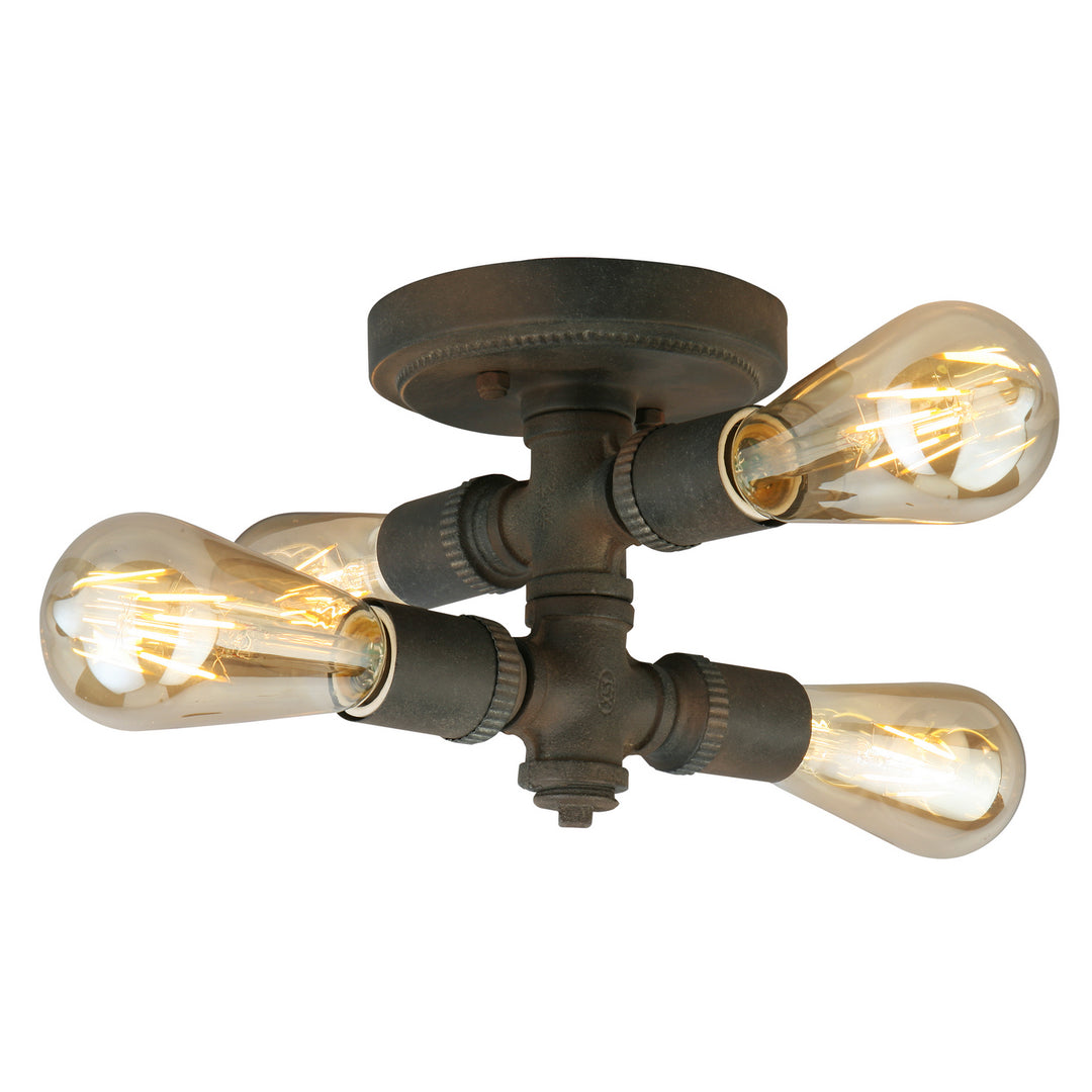 Eglo Wymer 202839A Ceiling Light - Zinc