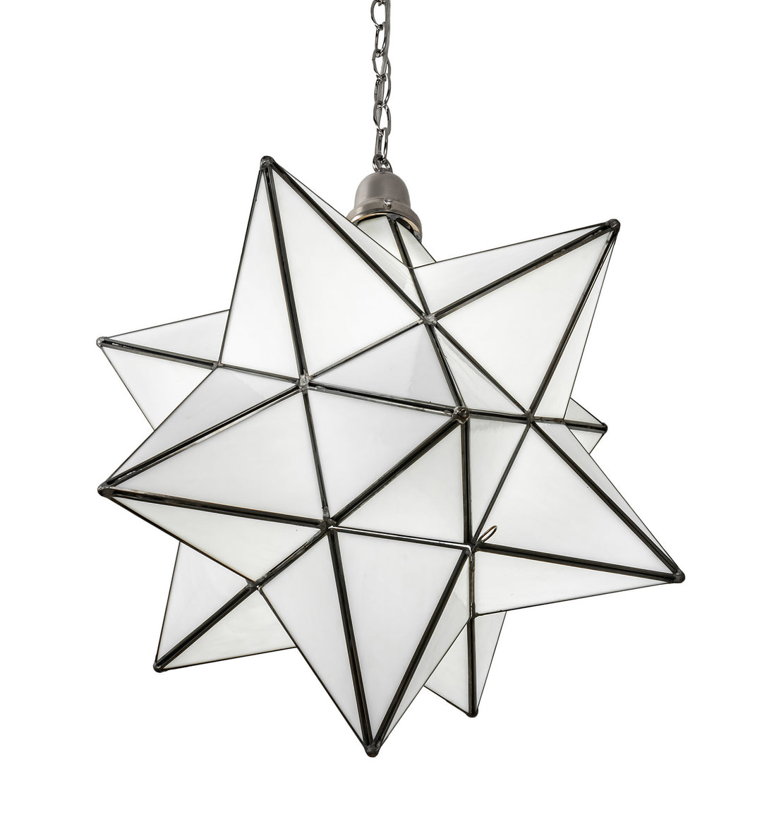 Meyda Tiffany Moravian Star 162855 Pendant Light - Brushed Nickel