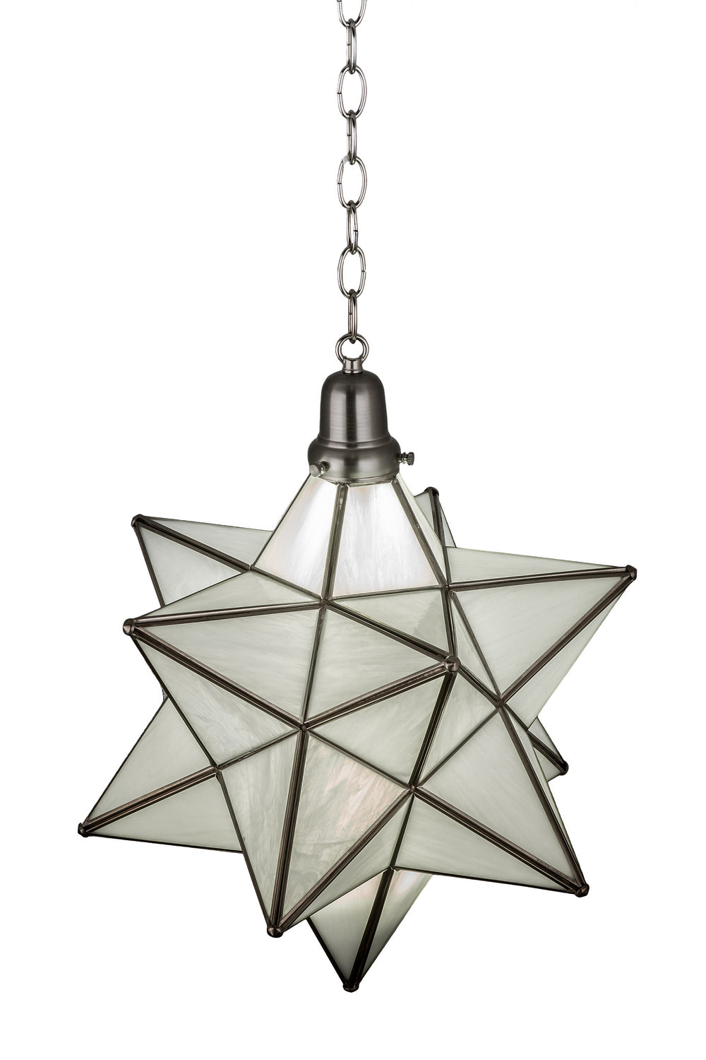 Meyda Tiffany Moravian Star 162855 Pendant Light - Brushed Nickel