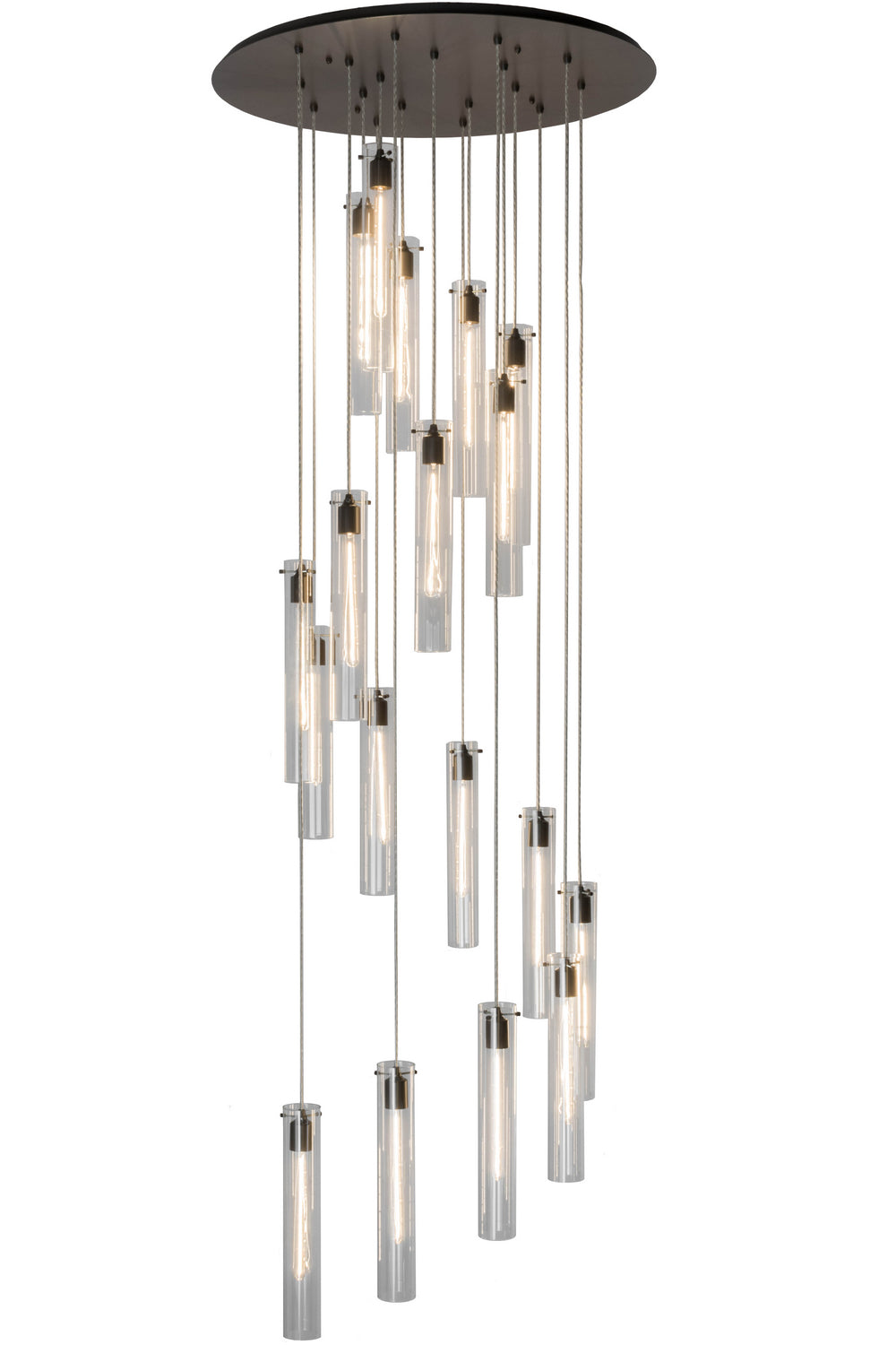 Meyda Tiffany Cilindro 166925 Chandelier Light - Timeless Bronze