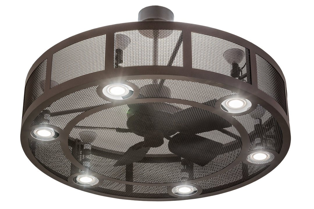 Meyda Tiffany Paloma Golpe 169667 Ceiling Fan - Cafe-Noir