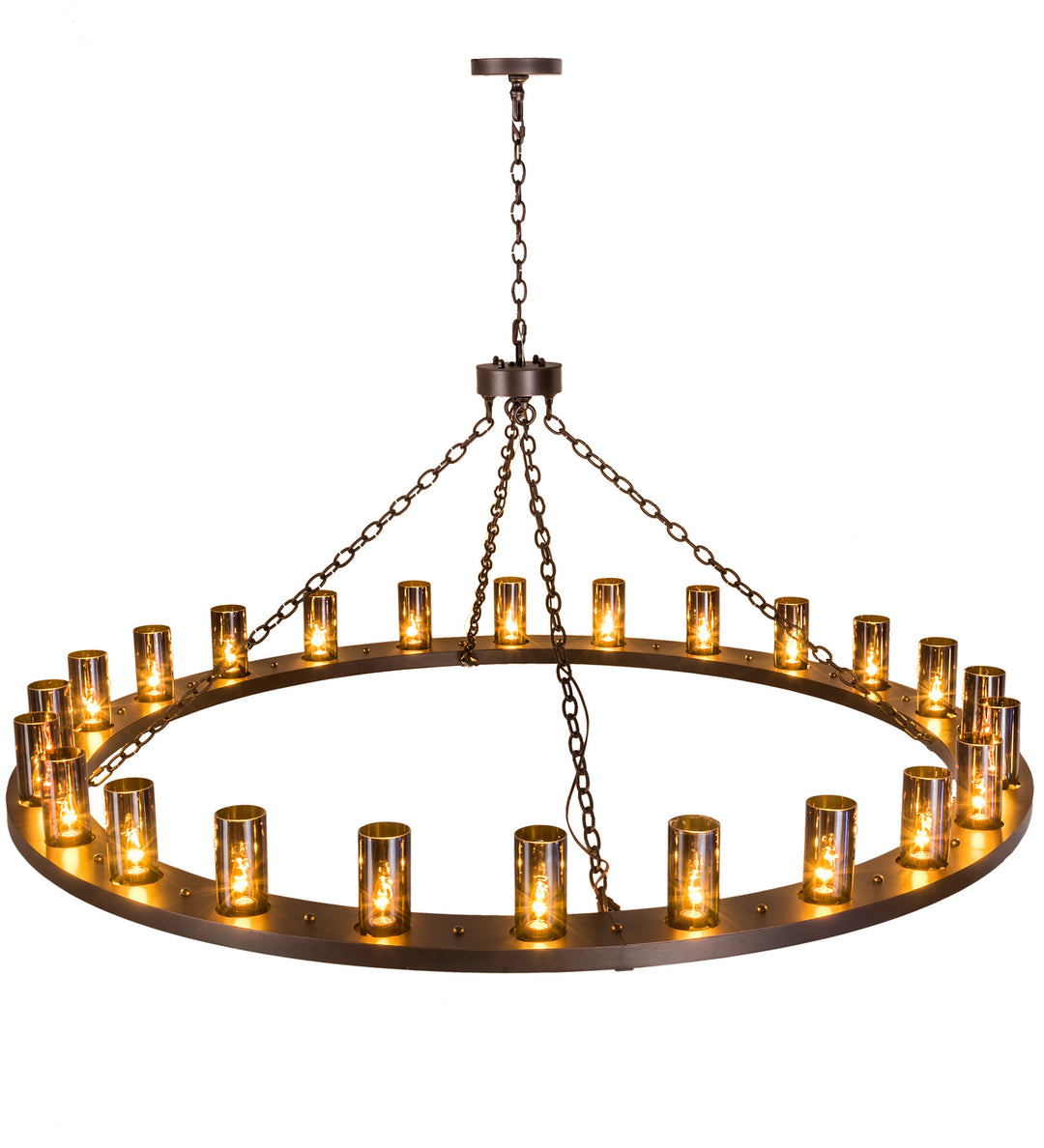 Meyda Tiffany Loxley 187477 Chandelier Light - Mahogany Bronze