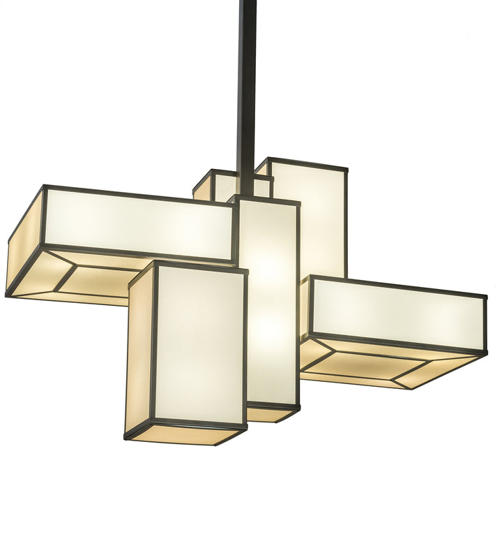 Meyda Tiffany Kiska 194047 Chandelier Light - Pewter