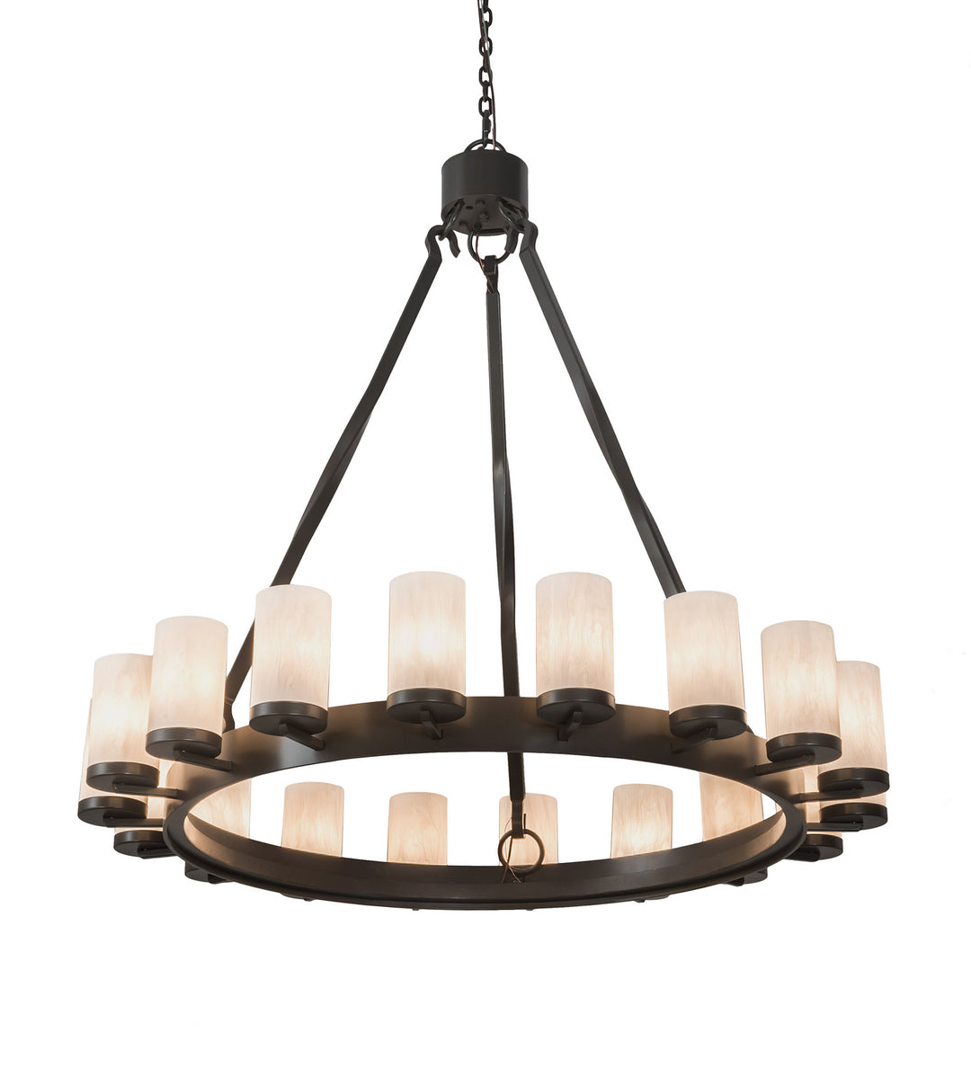 Meyda Tiffany Noziroh Ring 195604 Chandelier Light - Timeless Bronze