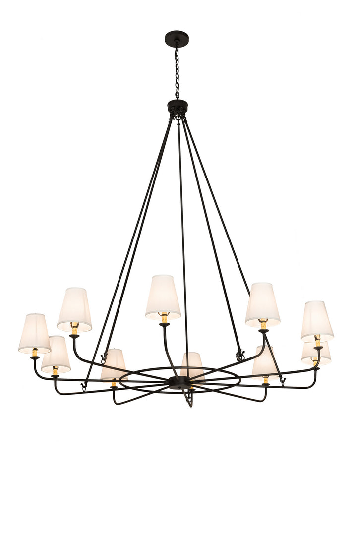 Meyda Tiffany Brach Ring 196031 Chandelier Light - Nickel