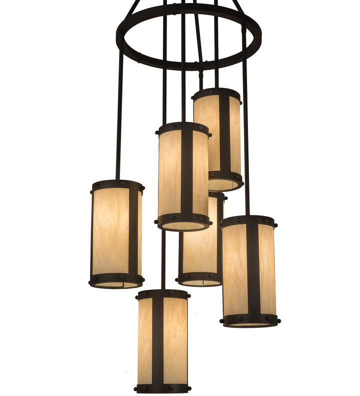 Meyda Tiffany Cartier 196237 Chandelier Light - Wrought Iron