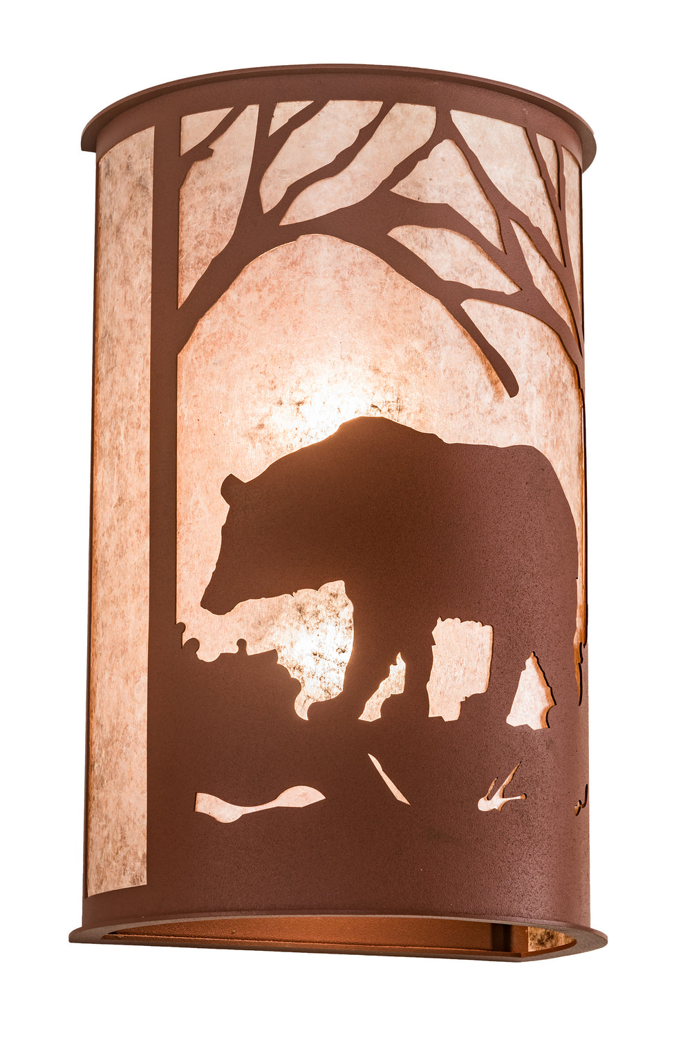 Meyda Tiffany Bear At Dawn 197064 Wall Light - Antique Copper