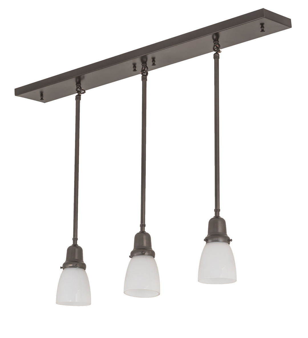 Meyda Tiffany Revival Oyster Bay 197133 Pendant Light - Craftsman Brown