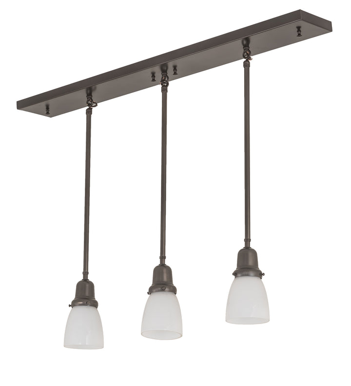 Meyda Tiffany Revival Oyster Bay 197133 Pendant Light - Craftsman Brown