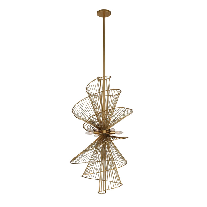 Kalco Aurora 315950NRB Pendant Light - Nordic Brass