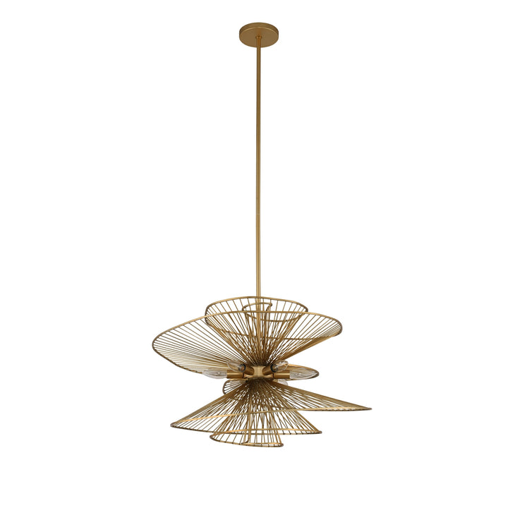 Kalco Aurora 315951NRB Pendant Light - Nordic Brass