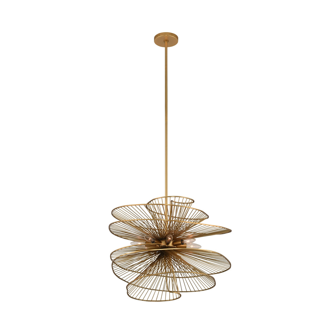 Kalco Aurora 315952NRB Pendant Light - Nordic Brass