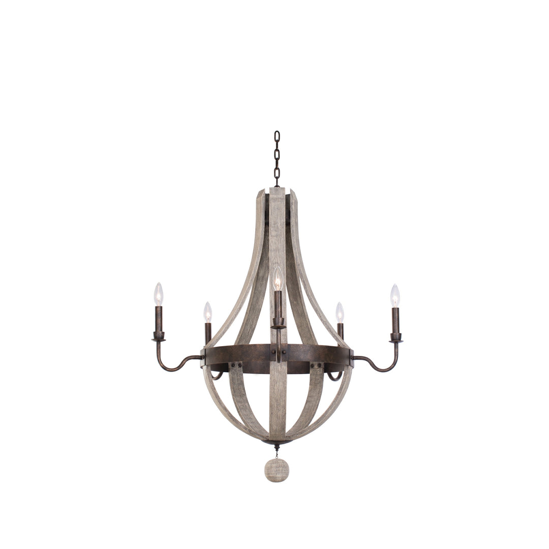 Kalco Harper 506870FG Chandelier Light - Florence Gold