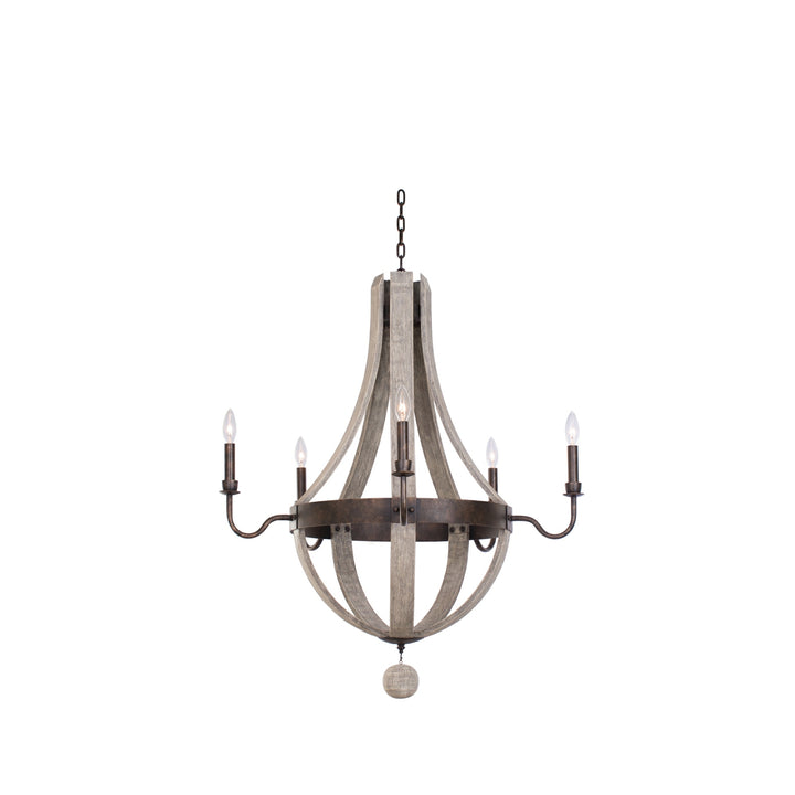 Kalco Harper 506870FG Chandelier Light - Florence Gold