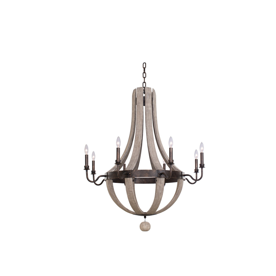 Kalco Harper 506872FG Chandelier Light - Florence Gold