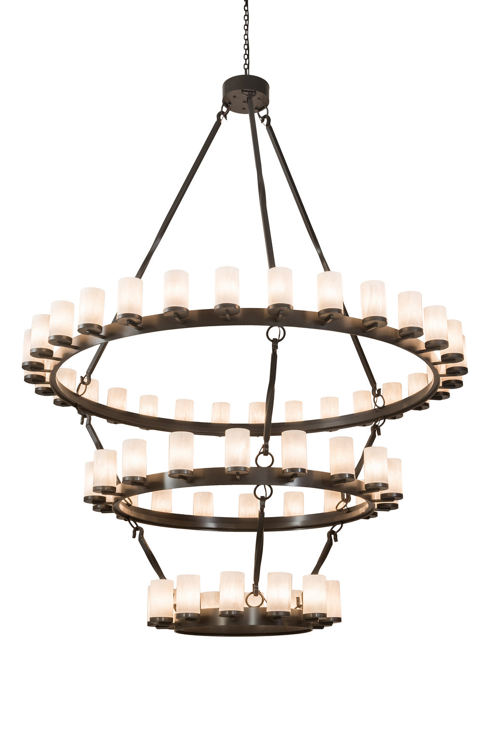 Meyda Tiffany Noziroh Ring 197921 Chandelier Light - Timeless Bronze