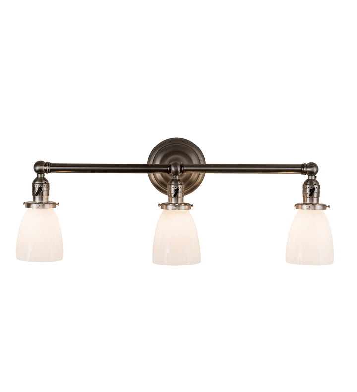 Meyda Tiffany Revival 199096 Bath Vanity Light 25 in. wide - Brushed Nickel