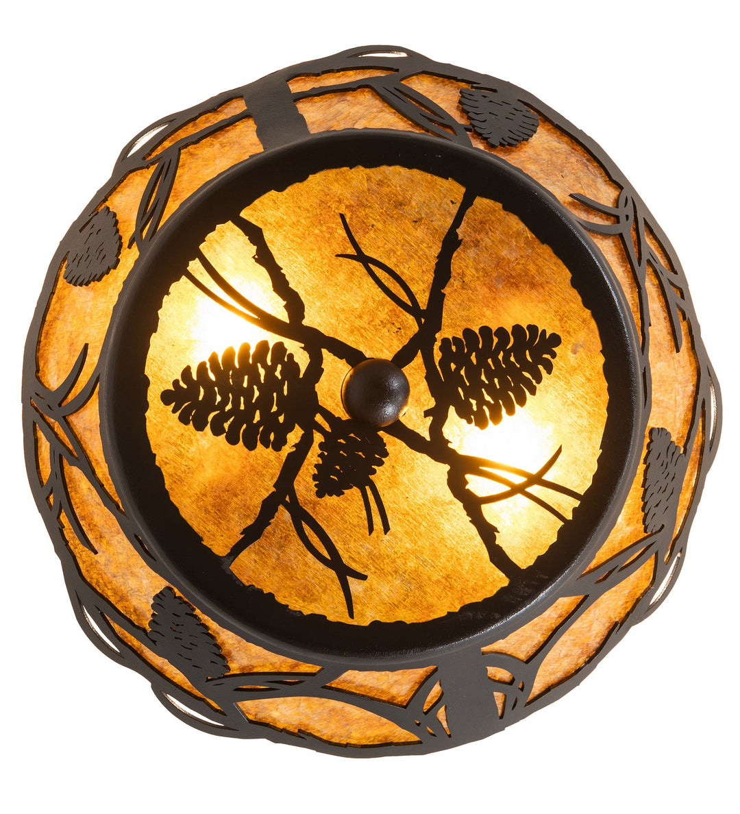 Meyda Tiffany Whispering Pines 199593 Ceiling Light - Antique Copper