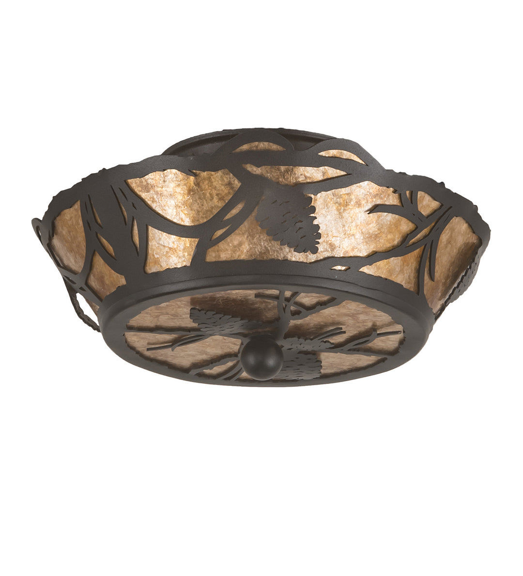 Meyda Tiffany Whispering Pines 199593 Ceiling Light - Antique Copper