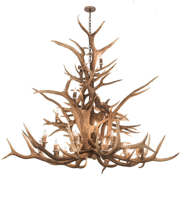 Meyda Tiffany Antlers 200433 Chandelier Light - Craftsman Brown,Mahogany Bronze