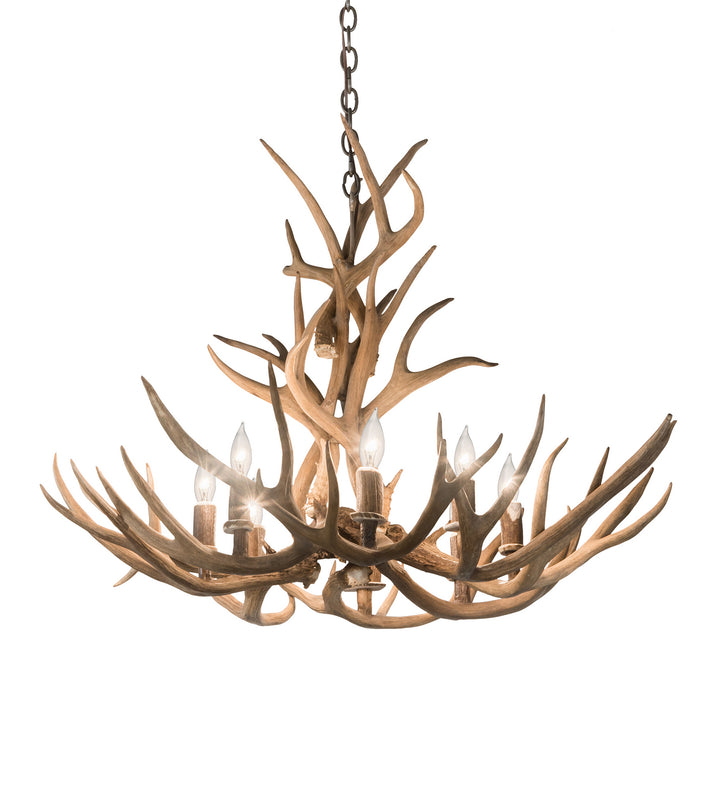 Meyda Tiffany Antlers 200453 Chandelier Light - Antique Copper