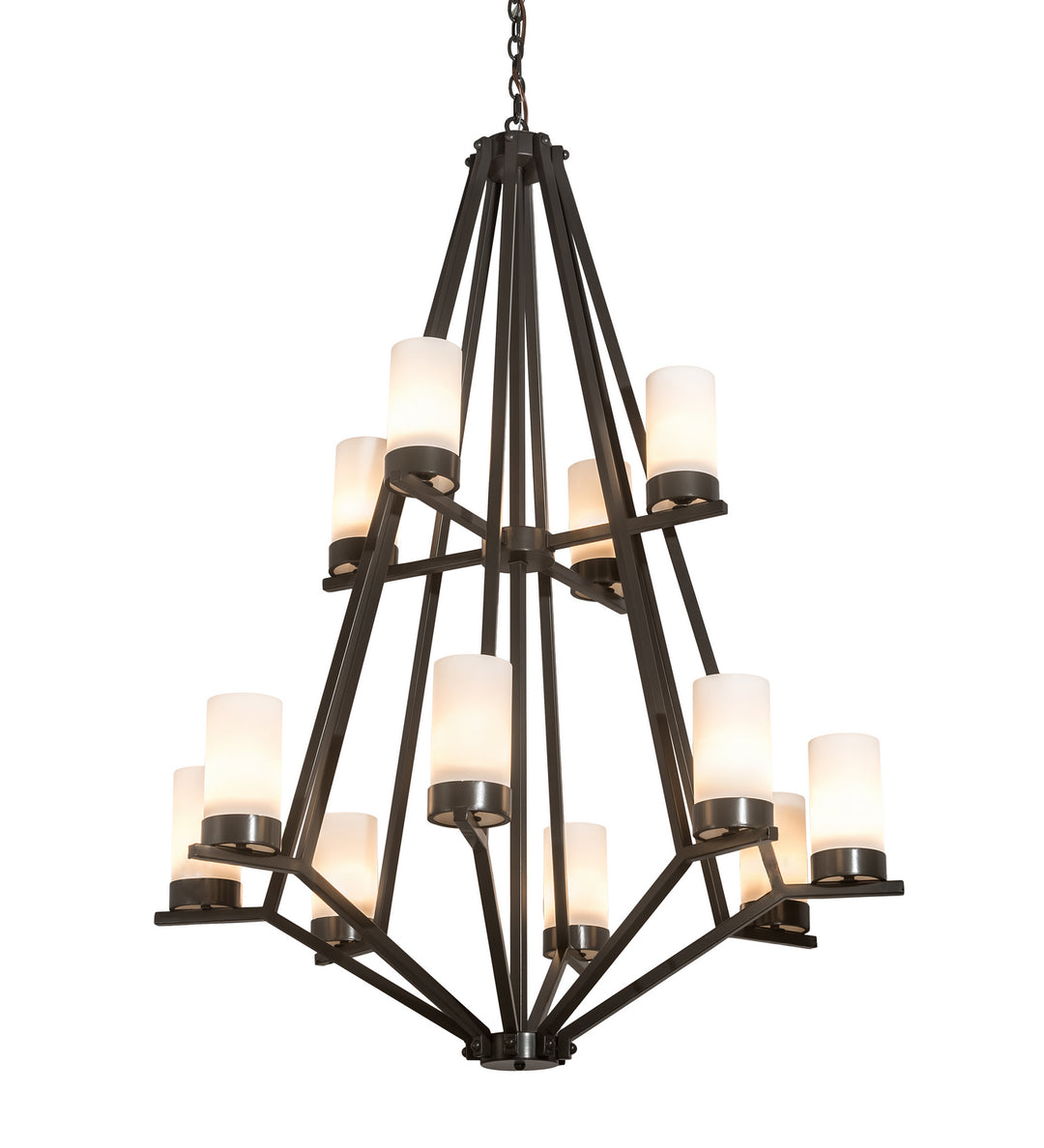 Meyda Tiffany Galen 200633 Chandelier Light - Timeless Bronze