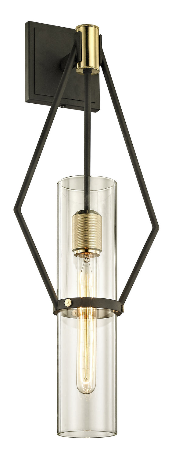 Troy Raef B6312-TBZ/BBA Wall Sconce Light - Textured Bronze Brushed Brass