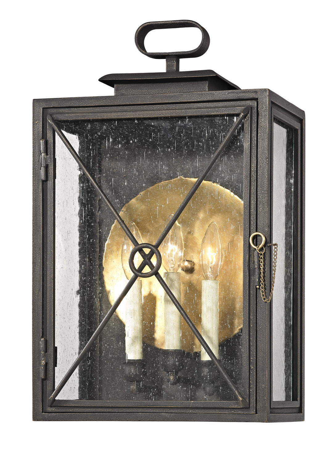 Troy Lighting B6444 Randolph Three Light Wall Lantern Outdoor Bronze / Dark