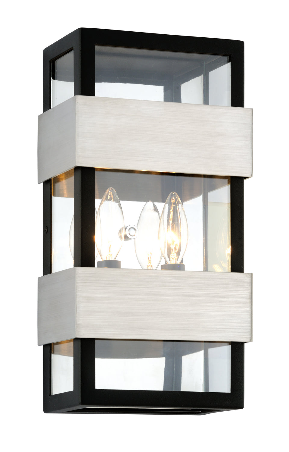 Troy Lighting B6522 Dana Point Two Light Wall Sconce Outdoor Black
