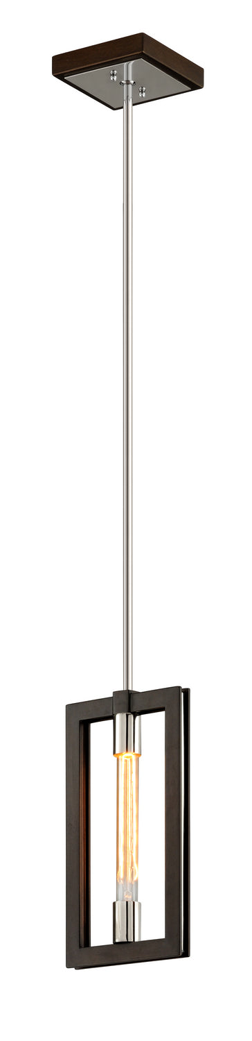 Troy Enigma F6183-TBZ/SS Pendant Light - Bronze With Polished Stainless