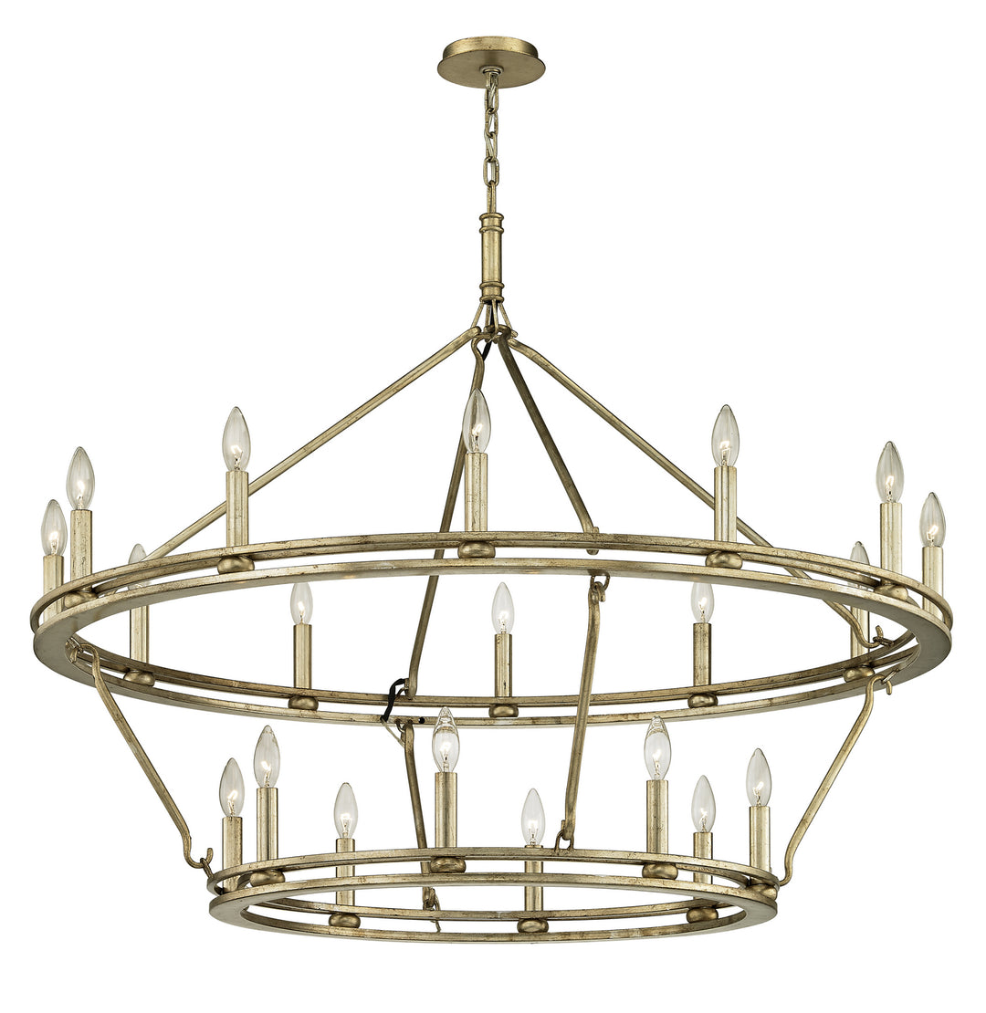 Troy Sutton F6249-CPL Chandelier Light - Champagne Silver Leaf