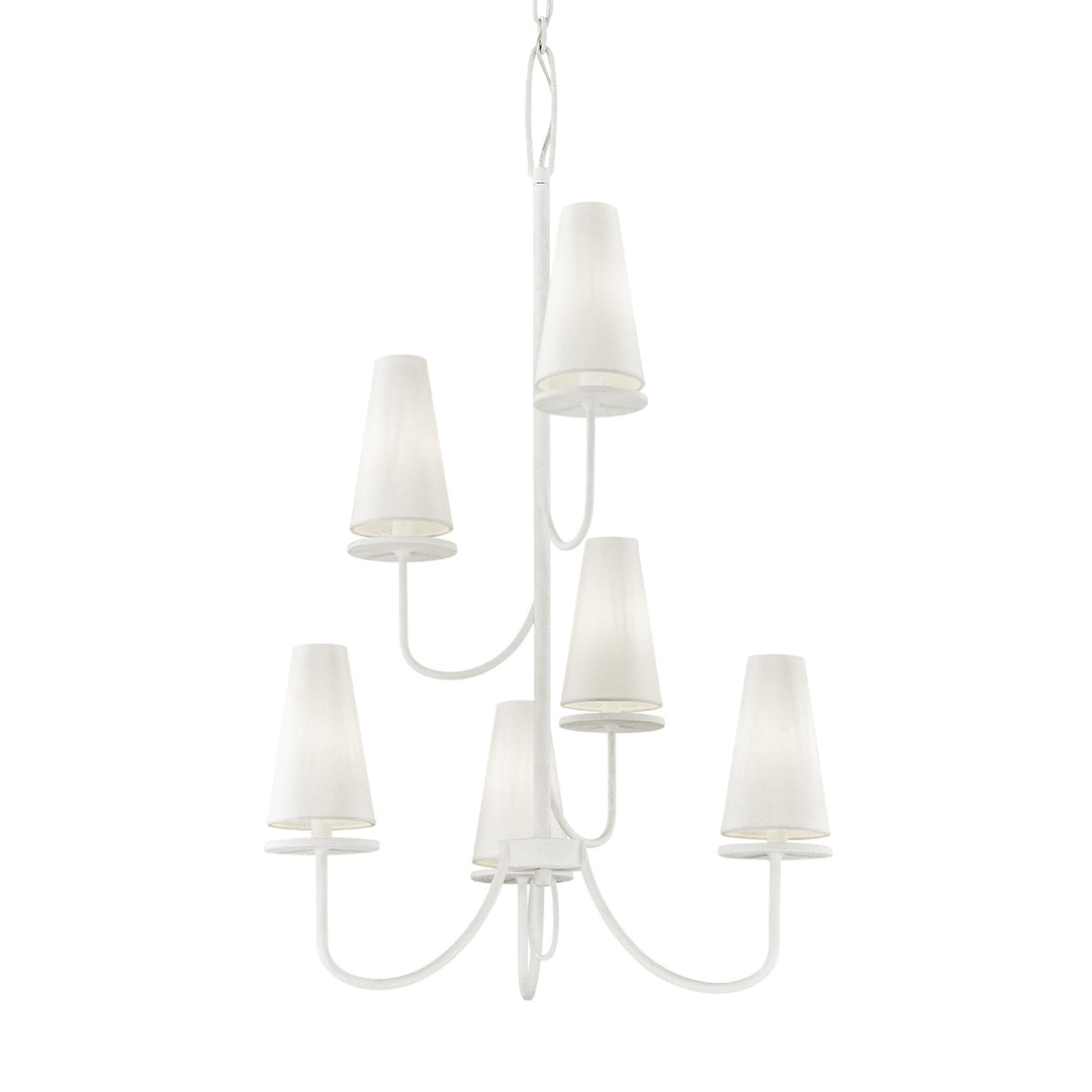 Troy Marcel F6287-GSW Chandelier Light - Gesso White