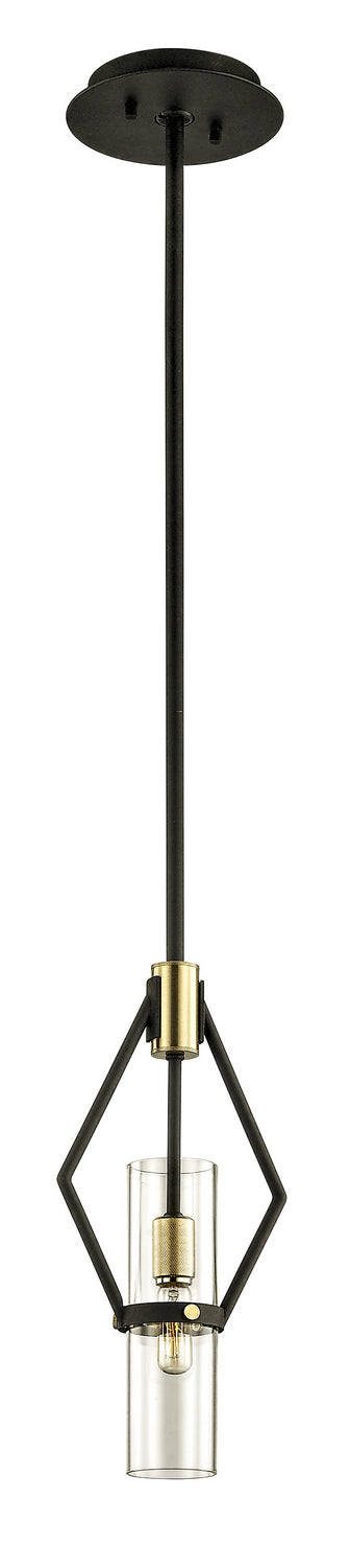 Troy Raef F6313 Pendant Light - Textured Bronze Brushed Brass