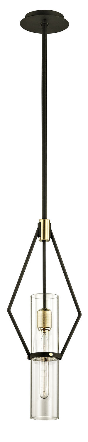 Troy Raef F6314-TBZ/BBA Pendant Light - Textured Bronze Brushed Brass