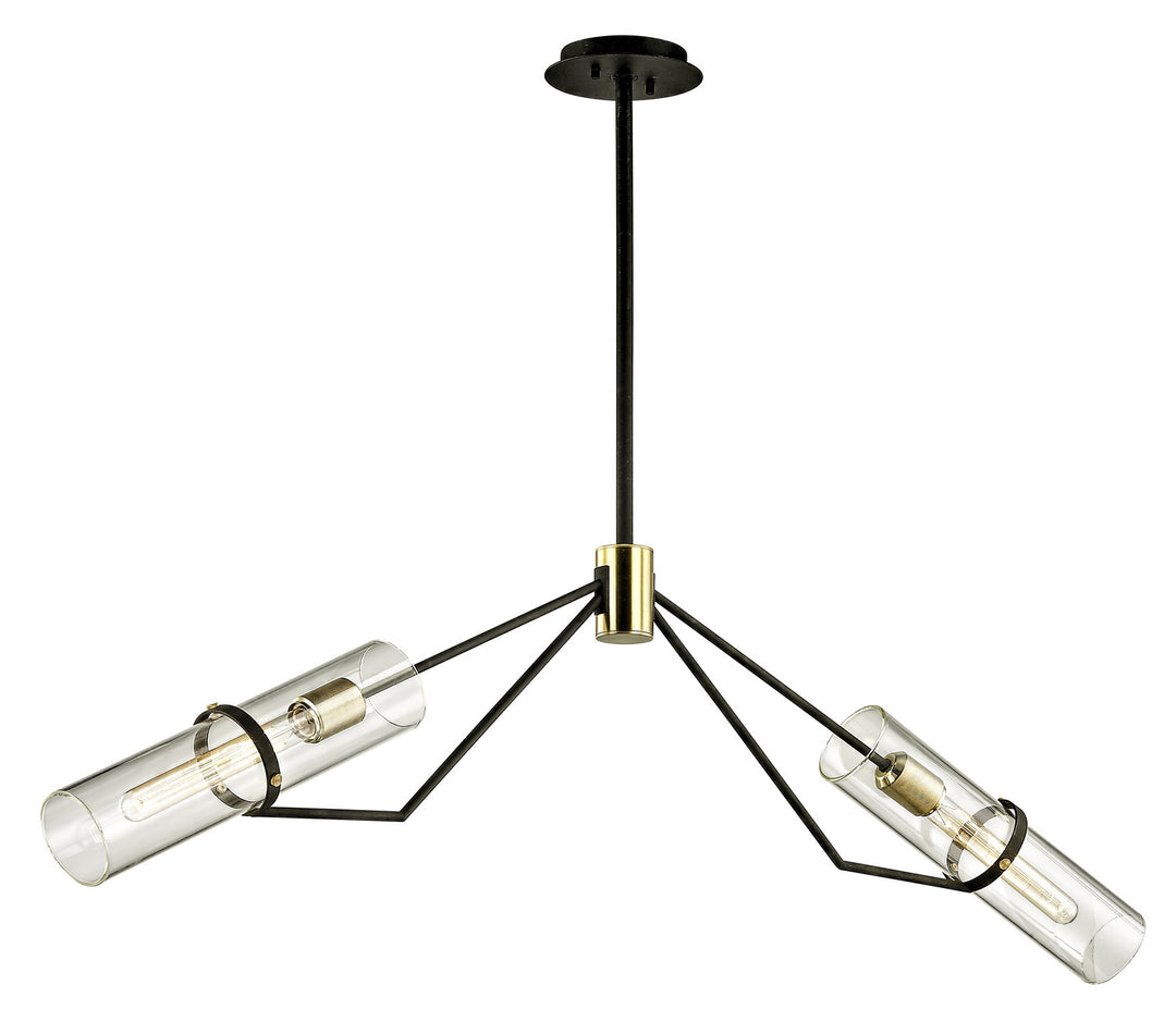 Troy Raef F6319 Pendant Light - Textured Bronze Brushed Brass