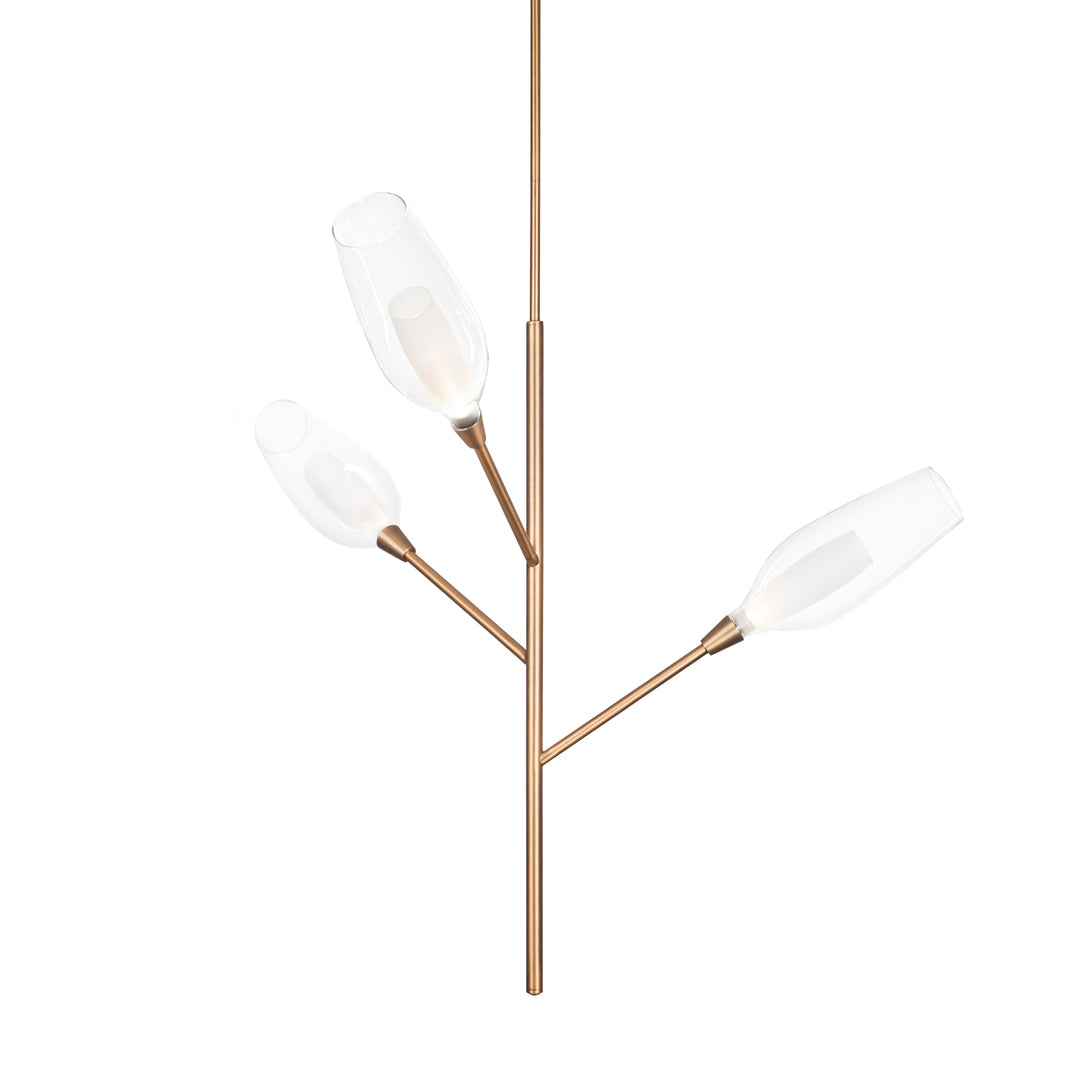 Kuzco Sprout PD91403-VB-04 Chandelier Light - Vintage Brass