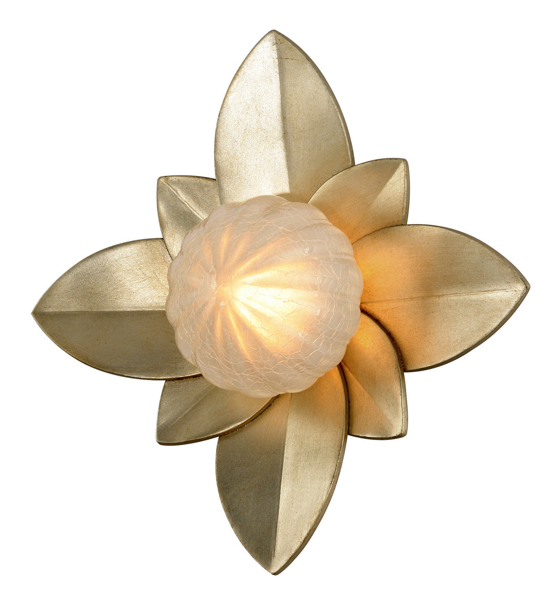 Corbett Gigi 261-13 Wall Sconce Light - Silver Leaf