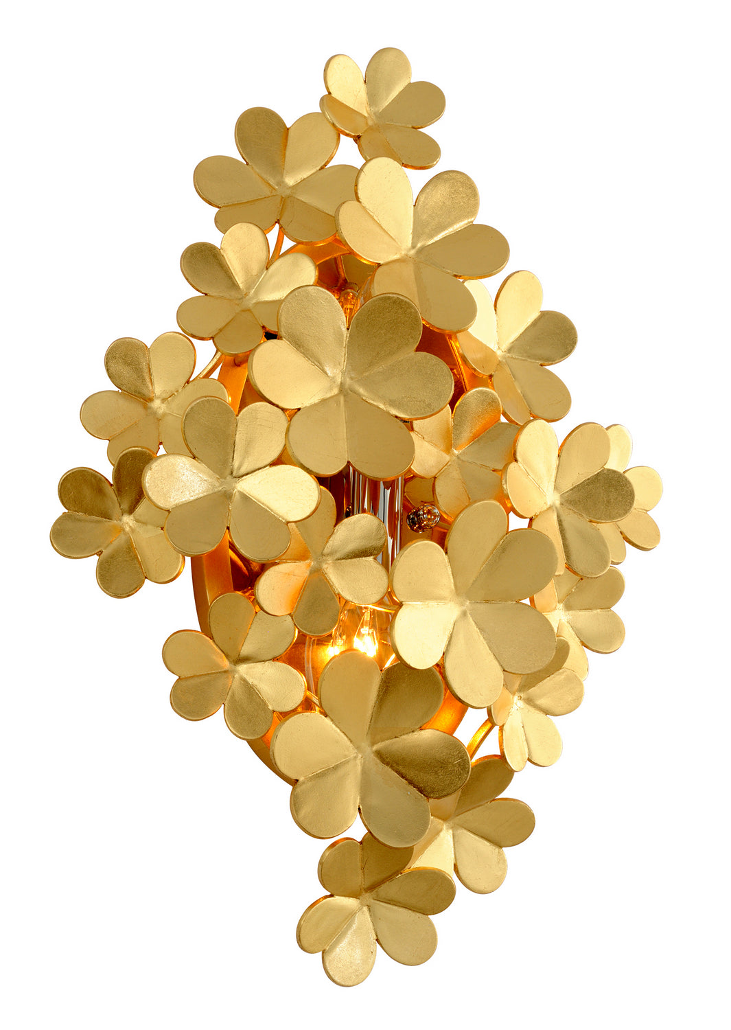 Corbett Gigi 260-14 Wall Sconce Light - Gold Leaf