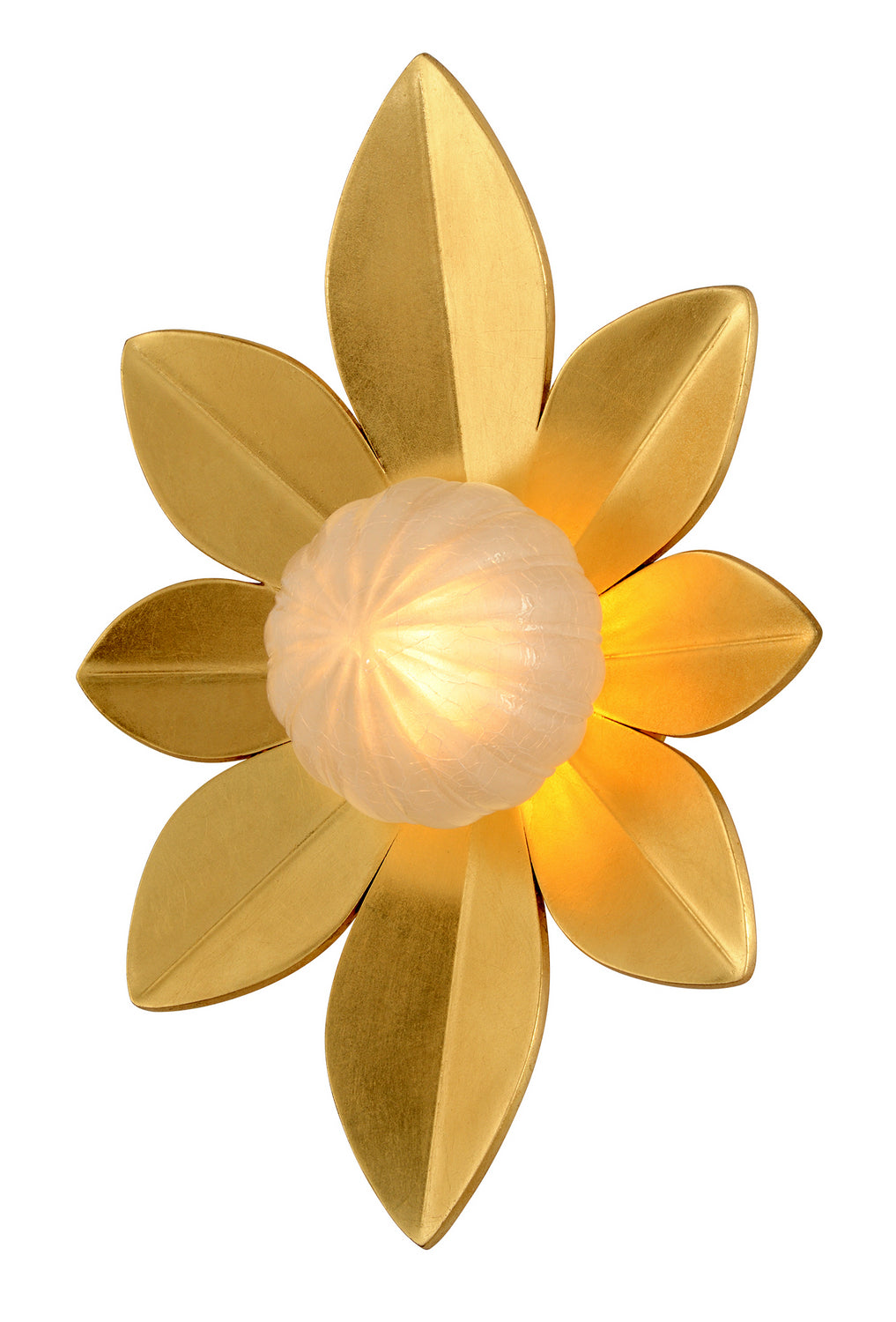 Corbett Gigi 260-11 Wall Sconce Light - Gold Leaf