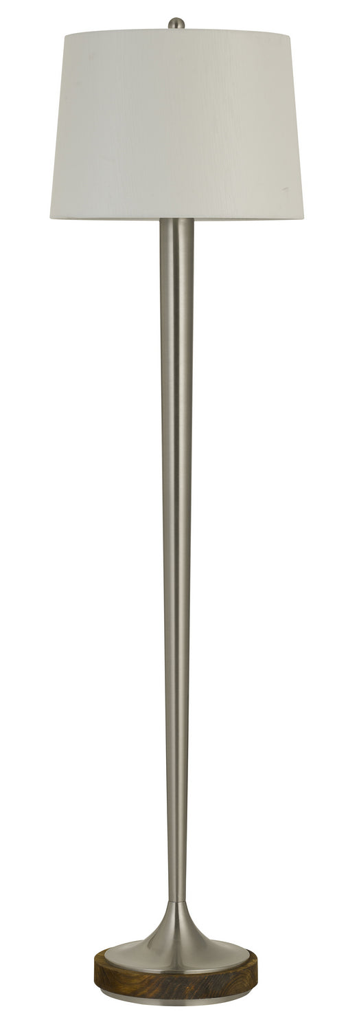 Cal Lighting BO-2778FL Chester One Light Floor Lamp Lamp Pewter, Nickel, Silver